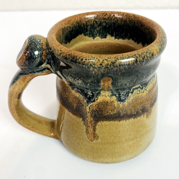 Red Duck Pottery Sedona Arizona Signed Mug 6oz - Picture 3 of 7